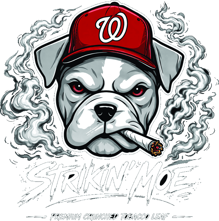 Strikin' Moe — premium crunched tobacco leaf